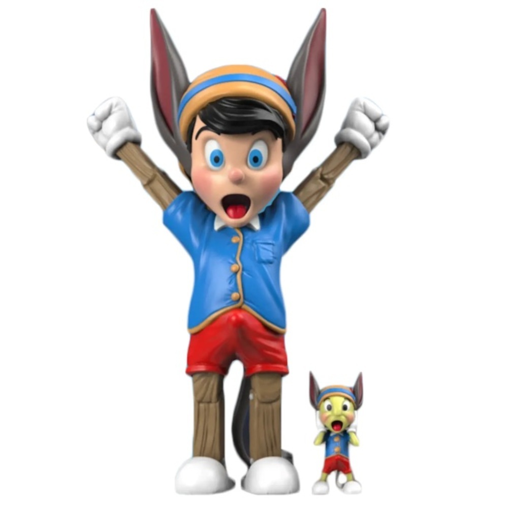 Juce Gace Mighty Jaxx A Wood Awakening Donkey (BFF Edition) Vinyl Figure Set - Picture 3 of 8